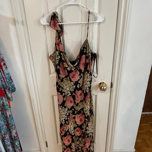 American Vintage Black  Floral Maxi Dress so pretty y2k - Picture 2 of 9